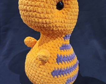Handmade Crochet T-Rex Dinosaur Amugurumi Plushie