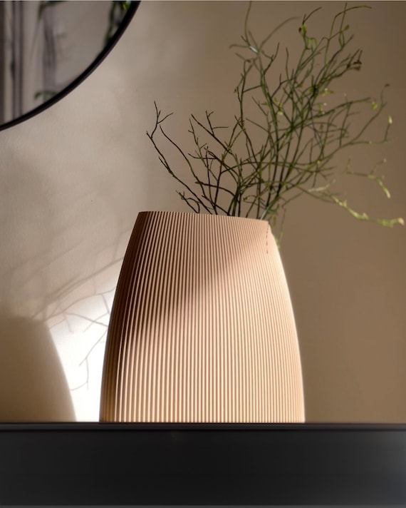 NARA Vase - Japandi, Scandinavian Decor, Eco-Friendly, 3D Printed