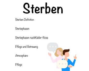 Dying learning sheet