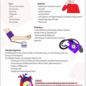 Lernzettel Bluthochdruck