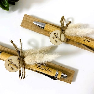 personalisierter Kugelschreiber, Erzieher, Erzieherin, Lehrer, Lehrerin, Holz, Anschied, Geschenk zum Abschied
