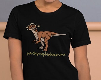 Pachycephalosaurus T-Shirt, Dinosaur Shirt, Woman's Gift Ideas, Men's Birthday Shirt, Dinosaur Lover Tee, Prehistoric Top, Woman's Dinosaur