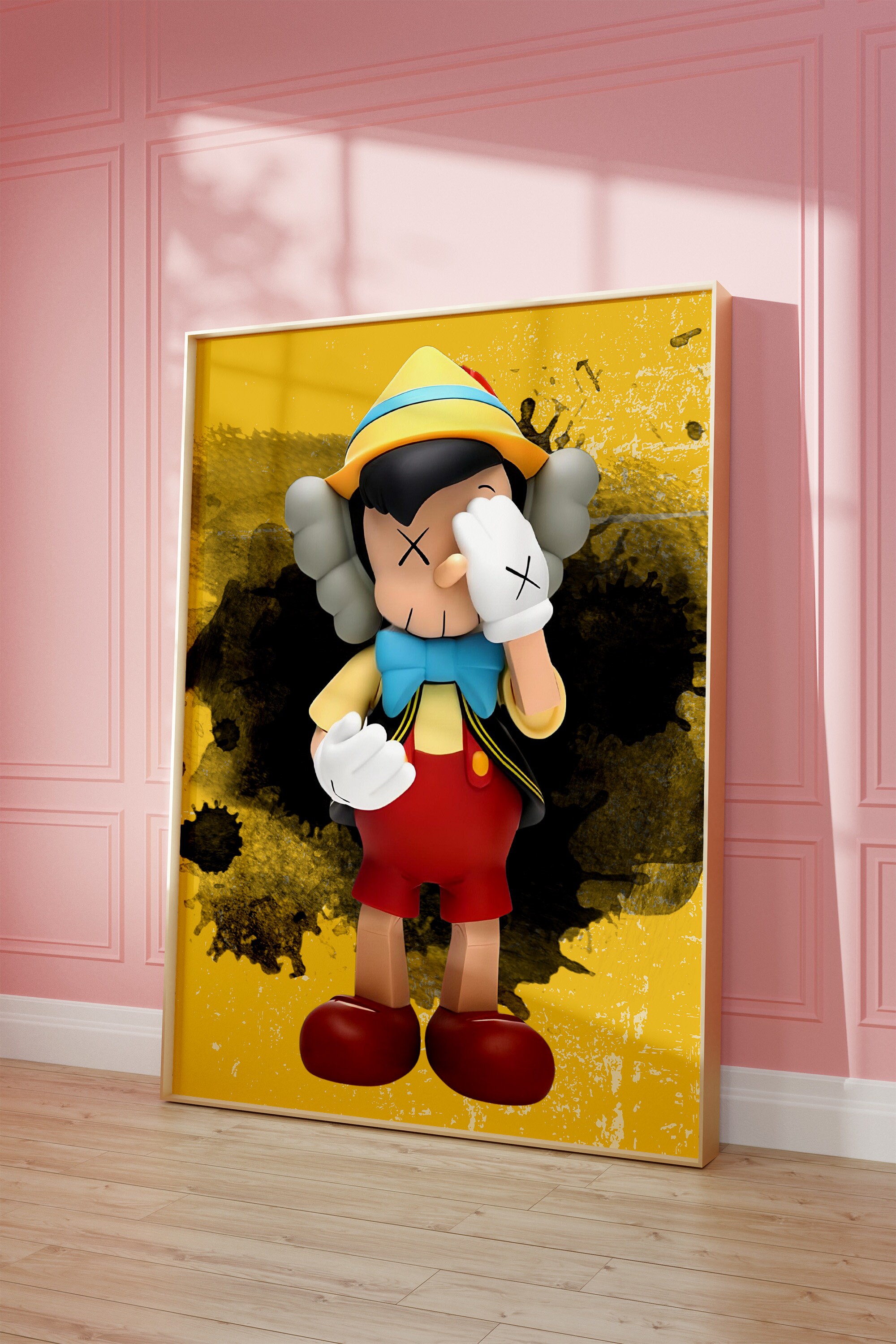 Hypebeast Kaws Poster Set of 3, Digital Download, Modern Wall Art