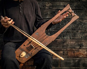 Unique Raven Jouhikko 3 String Red Oak - Etsy