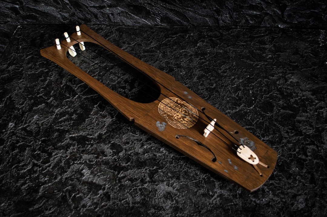 Tagelharpa scandi Beast 3 Strings Jouhikko Medieval Skald Instrument ...