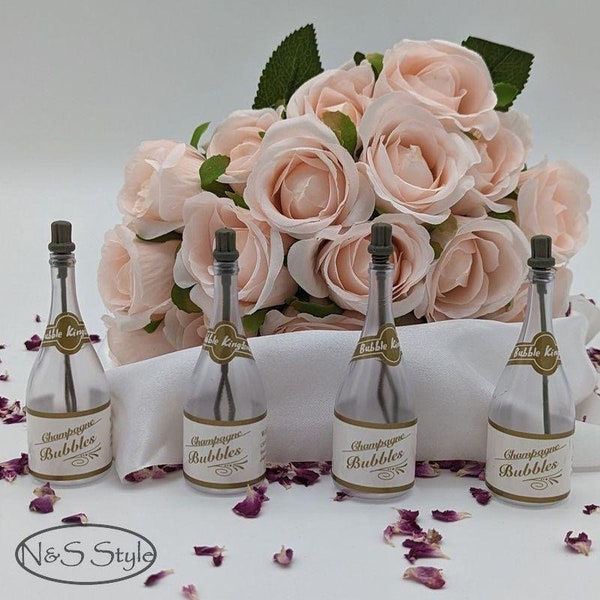 Bouteille champagne bulle de savon mariage anniversaire fête