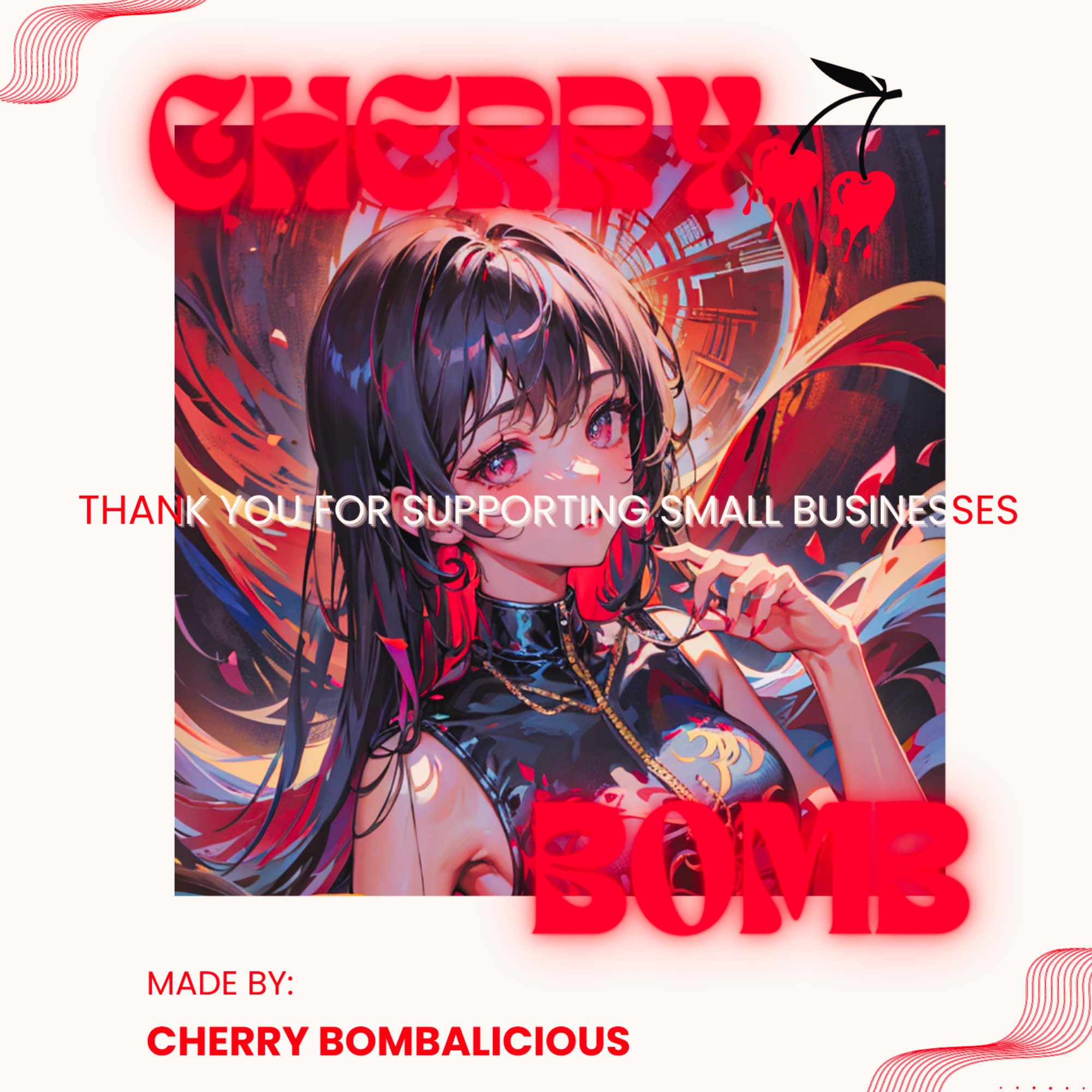 Straight 20 Oz Skinny Tumbler Anime Sublimation Design Manga Panel