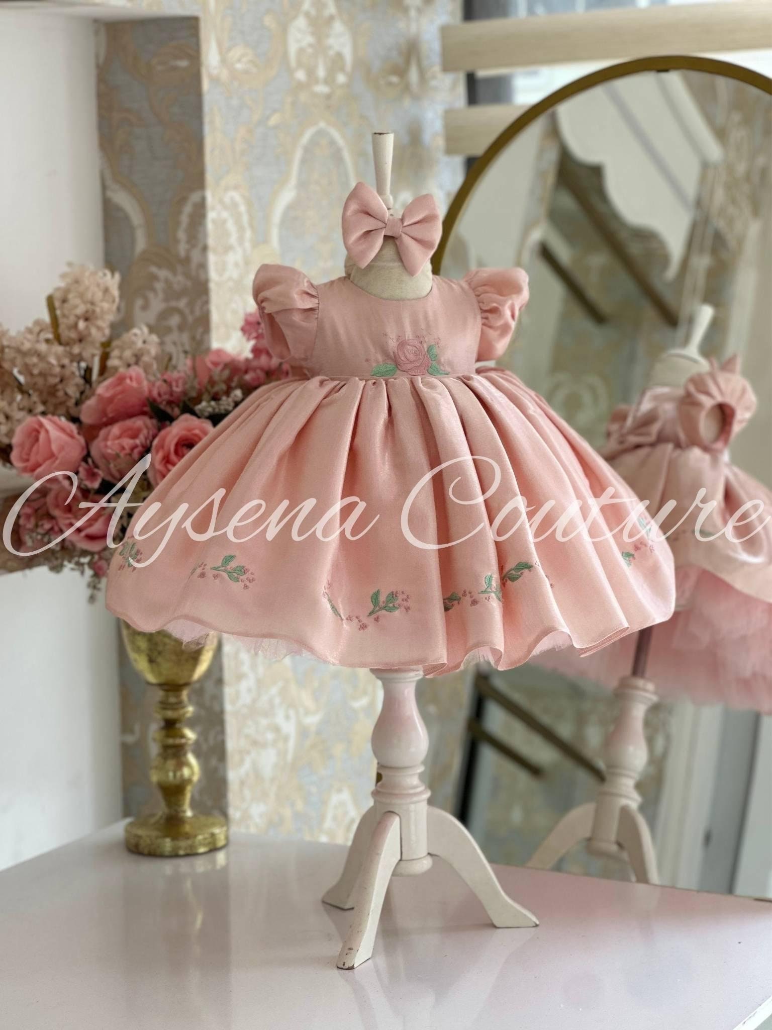 Puffy Rose Gold Dress - Etsy Canada