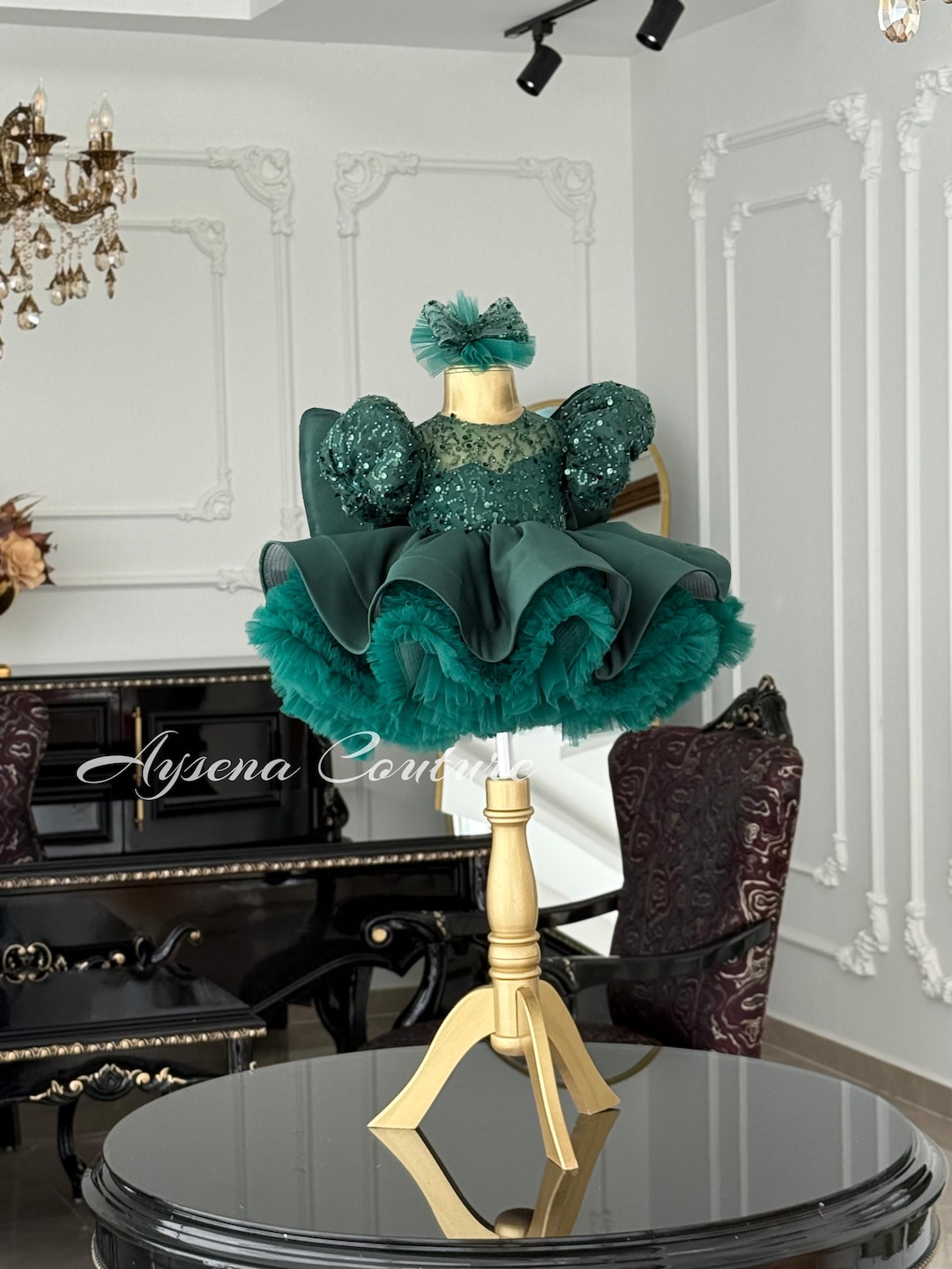 women short dresses Cinderella Couture 5132J Party Dress My Actual Bust is:58