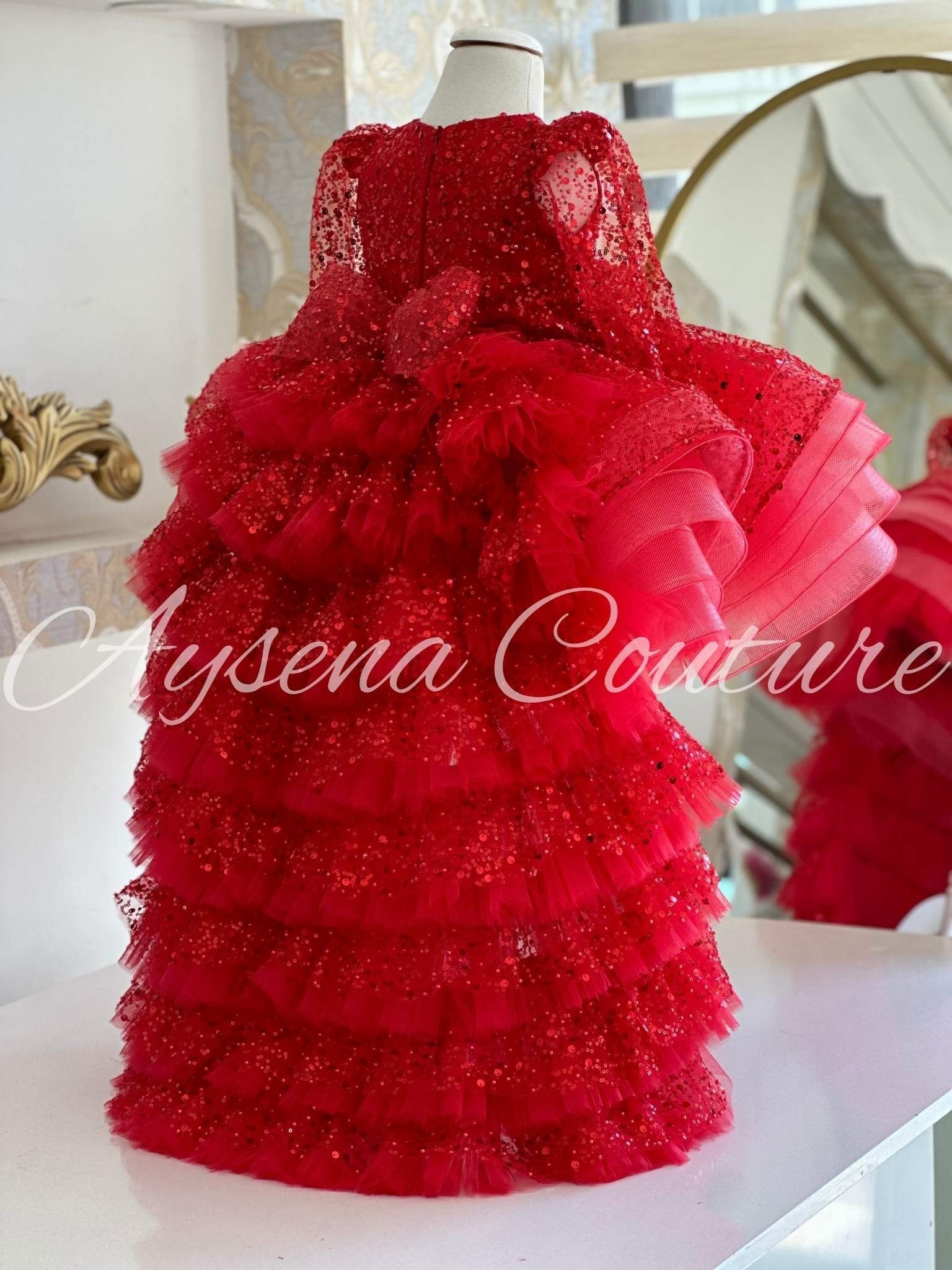 Red Couture Dress 