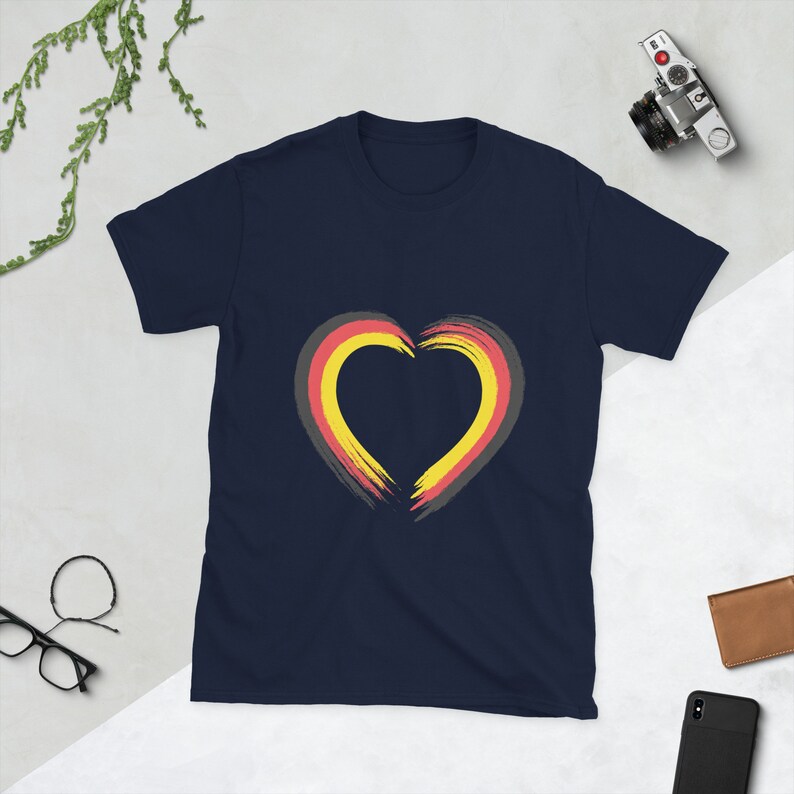 Deutschland Fussball Fans T-Shirt ,Euro 2024 | Euro 24 | T-Shirt Germany | Deutschland Unisex-T-Shirt