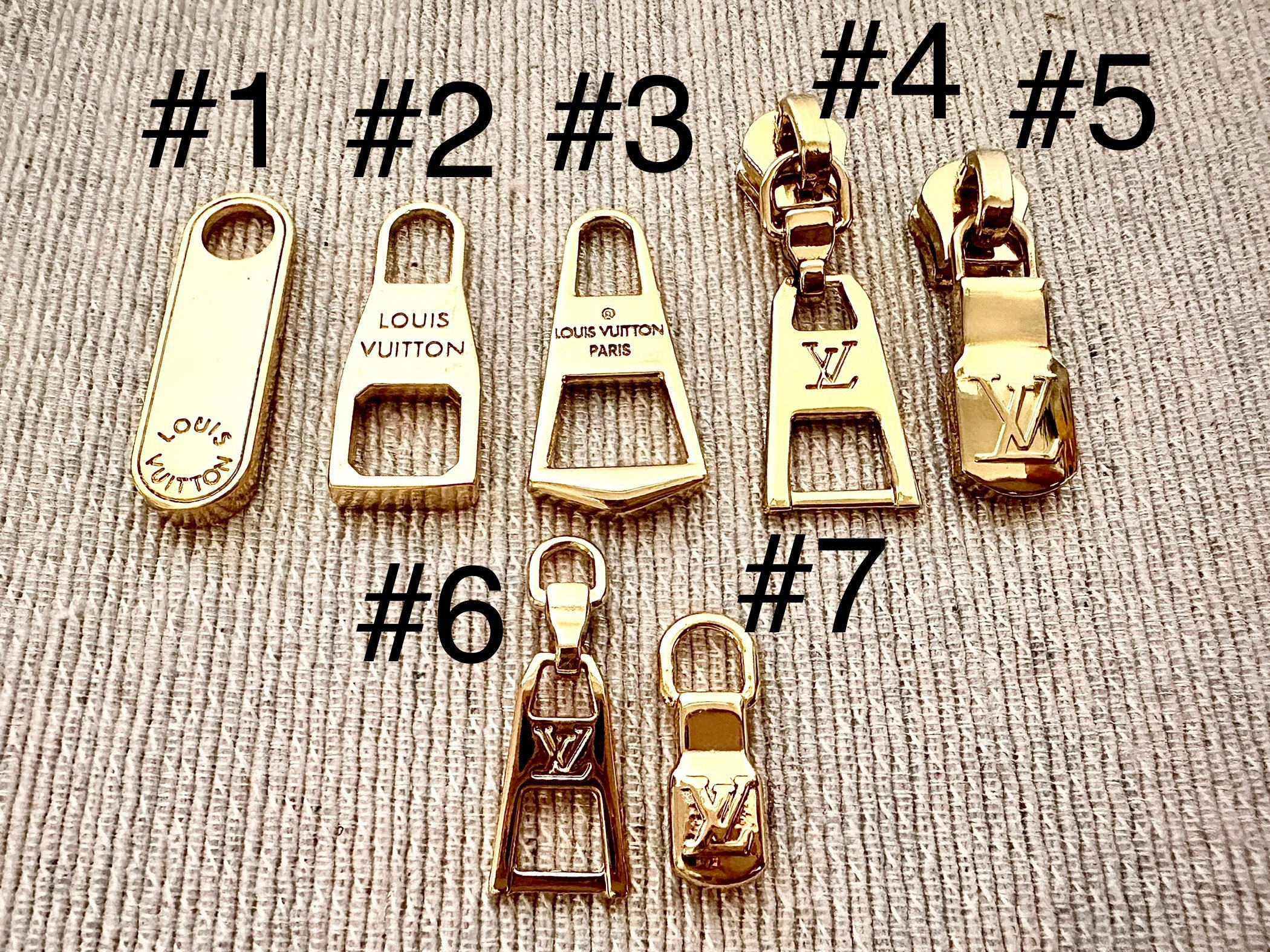 vuitton zipper pulls