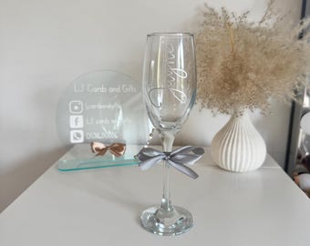 Personalisierte Champagnerflöte