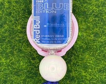 Energy drink-badge reel-lanyard-nurse-teacher