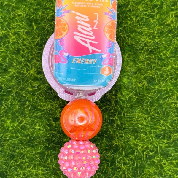 Energy drink-interchangeable-badge reel-lanyard-nurse-teacher