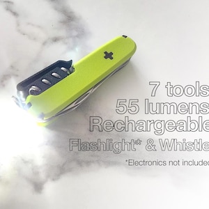 Victorinox 91mm Flashlight / Whistle 7 Tool Super Scale for Swiss Army Knife
