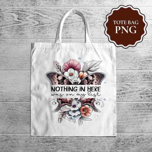 Tote Bag Aesthetic Vintage Png, Grocery Tote Bag Design, Preppy Bag Png, Shopping Bag Png, Market Bag Png, Trendy Floral Funny Bag Png