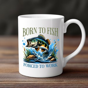 Born To Fish Png, Angeln Shirt Png, See Leben Png, Fisch Png, Angeln Clipart, Tragetasche Design, Kaffeetasse Png, Einkaufstasche Lustiger Spruch