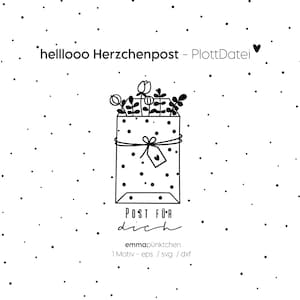 herzpünktchen ® - helllooo Herzchenpost PLOTFILE
