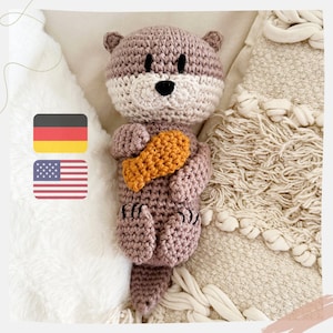 Music Box Oskar the Otter - Crochet Pattern | German & ENGLISH