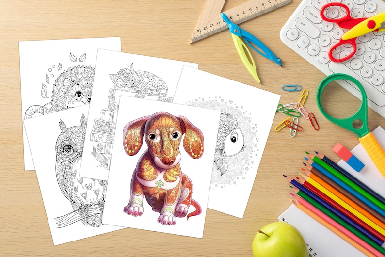 Coloring Pages Packet.pdf 77 Coloring Pages Bundle PDF | Printable Coloring Sheets for Kids ...