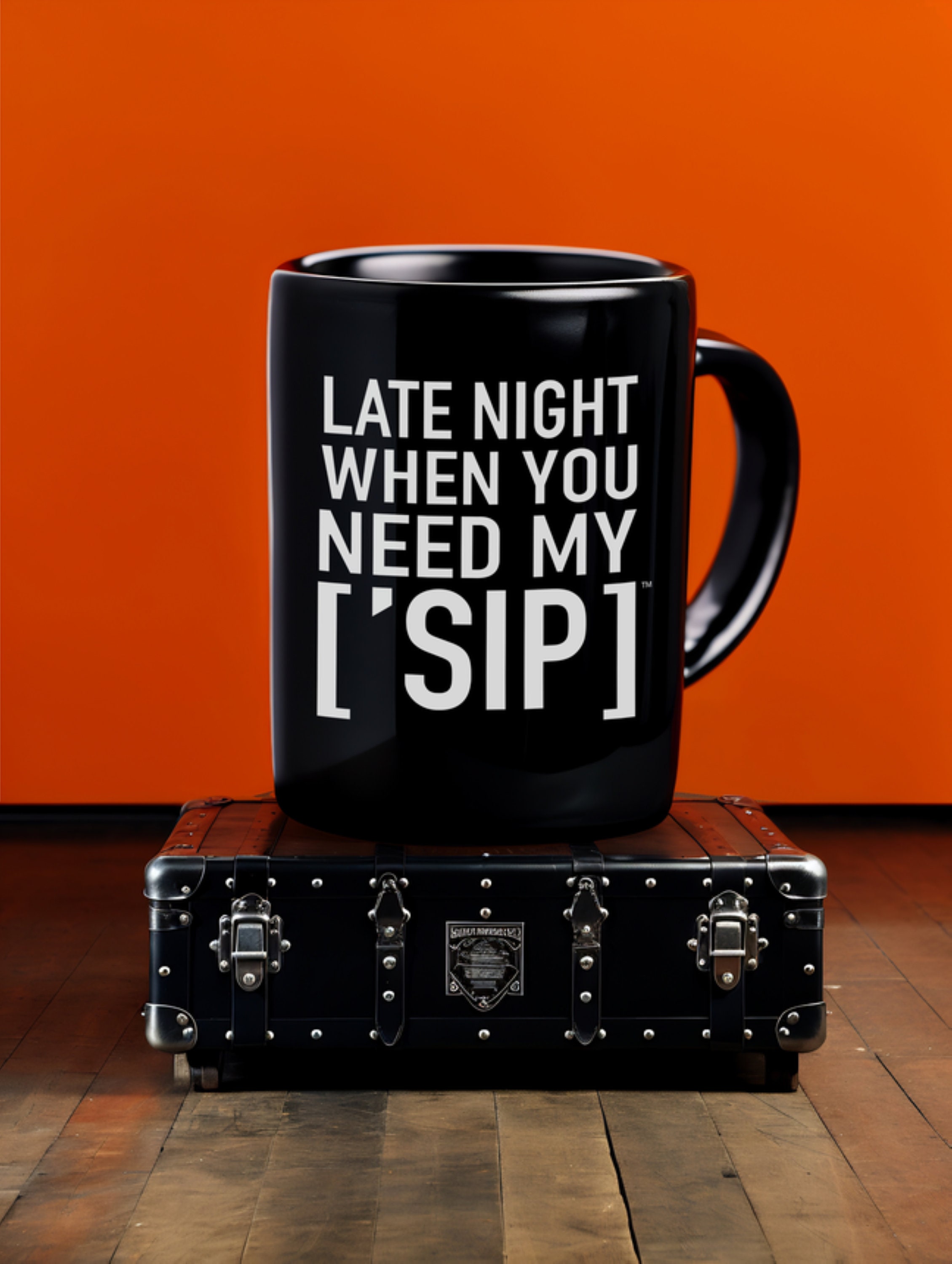 Need My Sip - Late Night Inspired Black & White Lyric Coffee Mug ...