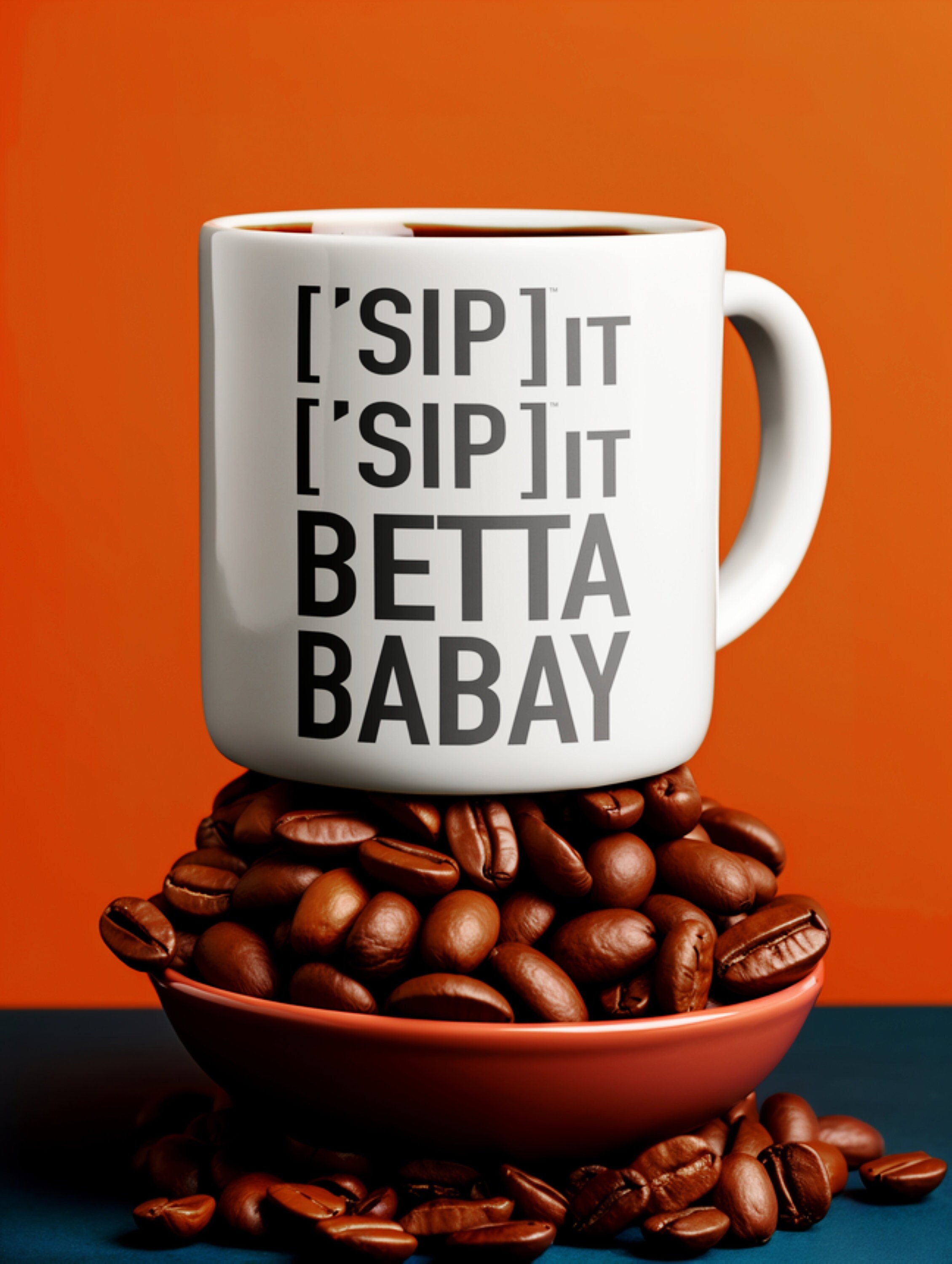 Smash Hit White Mugs: ['SIP] It Betta Babay | Hit Song Parody Mug | Gift for Music Lovers | ['SIP·PERS]™