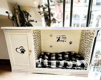 Dog bed with storage