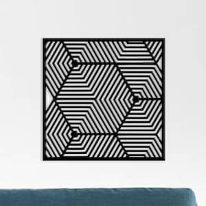Geometric Wood Wall Art: Abstract Home Decor