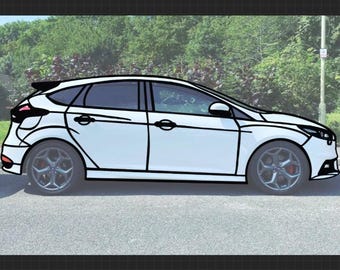 Custom Metal Car Silhouette Wall Art: Personalized Automotive Decor, Steel Design - No Extra Charge for Custom Design
