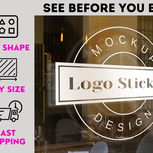 Custom Vinyl Decals - Personalized Vinyl Decals - Custom Business Decals - Car - Window - Laptop - Business - Any Image- Logo - Shape - Size