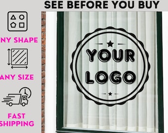 Custom Vinyl Decals - Personalized Vinyl Decals - Custom Business Decals - Car - Window - Laptop - Business - Any Image- Logo - Shape - Size