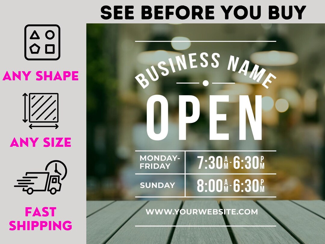 Custom Vinyl Decals Personalized Vinyl Decals Custom Business Decals