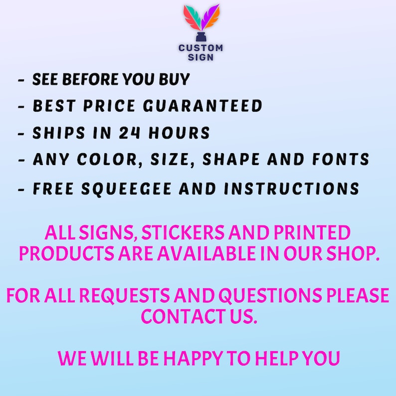 Custom Vinyl Decals Personalized Vinyl Decals Custom Business Decals