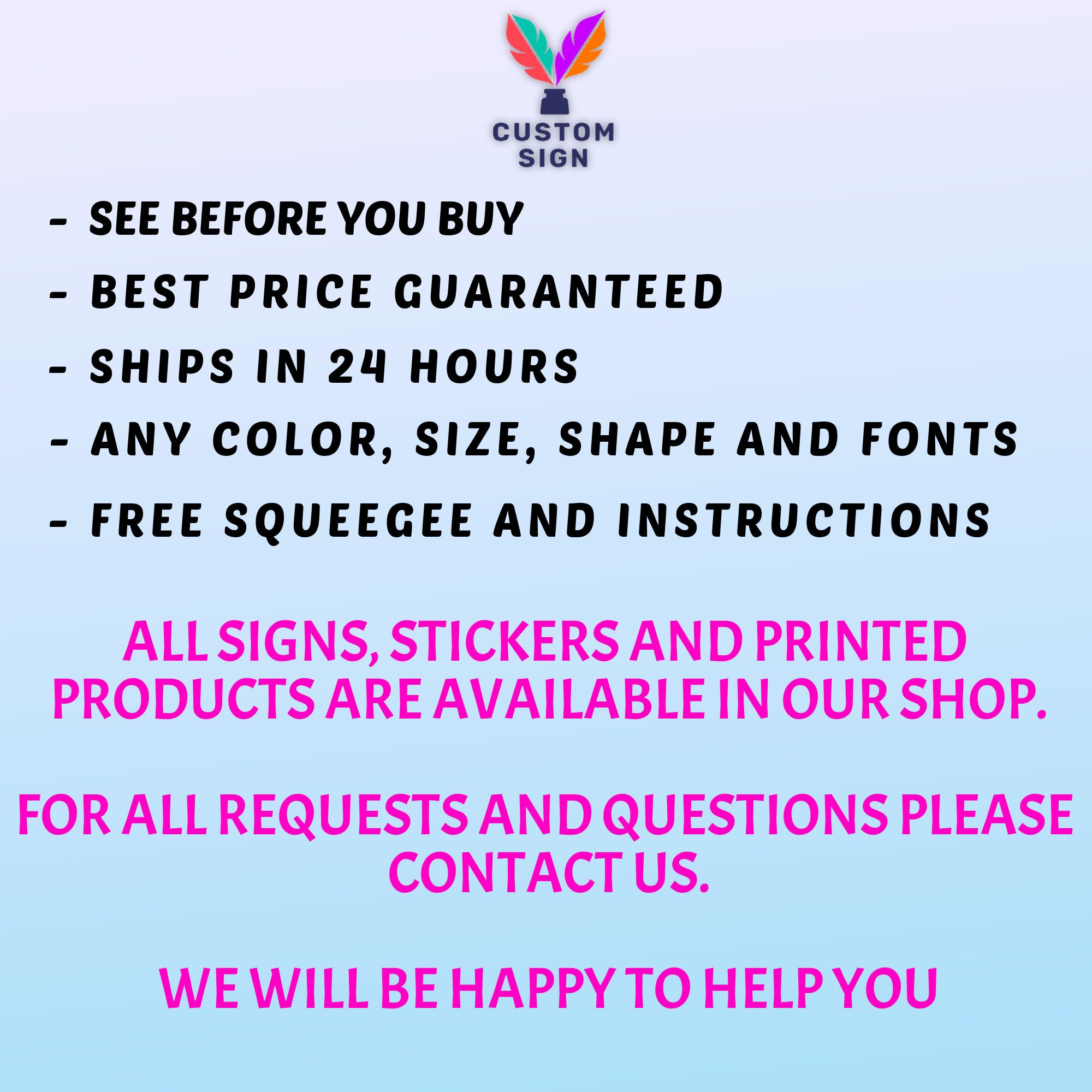 Custom Vinyl Decals Personalized Vinyl Decals Custom Business Decals