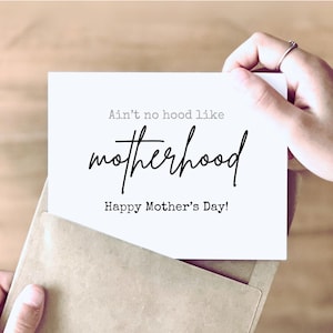 Welcome to the HOOD | Funny First Mother&#39;s Day Card for Friends | 1st Mother&#39;s Day | One-Stop-Shop for ALL MOMS- New Moms to Seasoned Moms