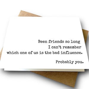 Sassy! Funny Birthday Card for Friend | Sassy Friendship Card | Thinking of You Card | Best Friend Card