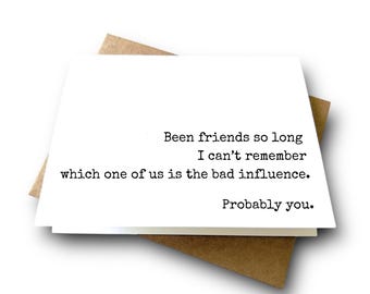 Sassy! Funny Birthday Card for Friend | Sassy Friendship Card | Thinking of You Card | Best Friend Card