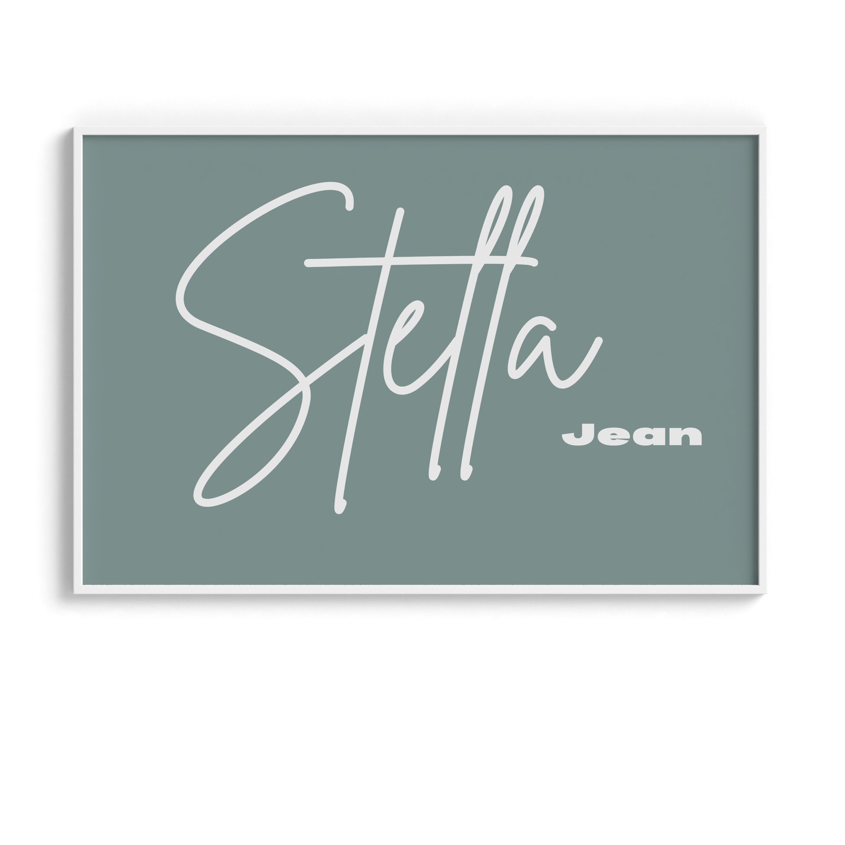 Custom Name Printable Personalized Baby Name Print Nursery Wall Decor