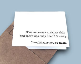 WITTY | Funny Best Friend Birthday Card | Everyday Hello Card | Buh-Bye, Nice Knowing You | I&#39;ll Miss You, Friend!