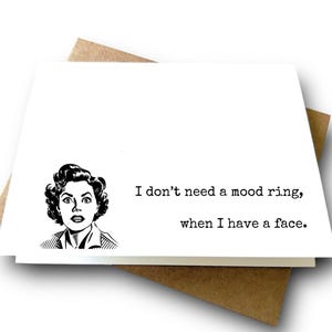 The LOOK! | Best Friend Card | Sassy Card for a Friend | All Occasion Card | Face Says it All | Everyone has a BFF like this