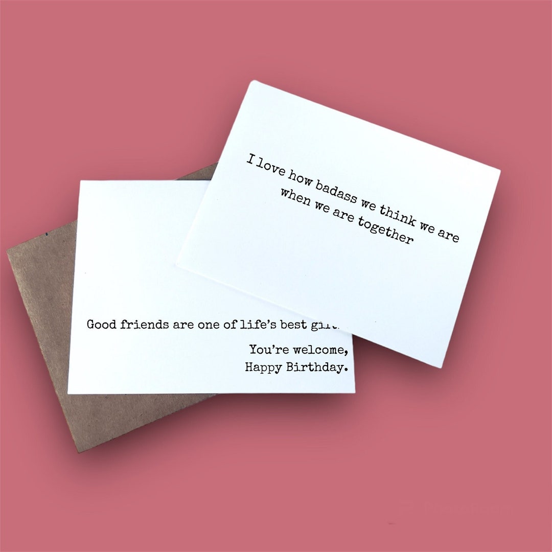 Best Friend Birthday Cards All Occasion Card Friendship Cards Funny ...