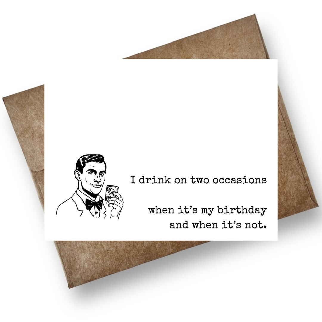 CHEERS! Funny Birthday Card for Him | Birthday Card for Guys | Funny ...