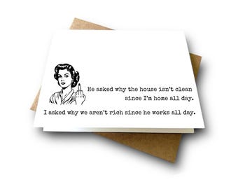 Funny Cards for Her | Friendship Cards for All Occasions | Vintage CHARM Meet Snarky and Sass | One-of-a Kind Series