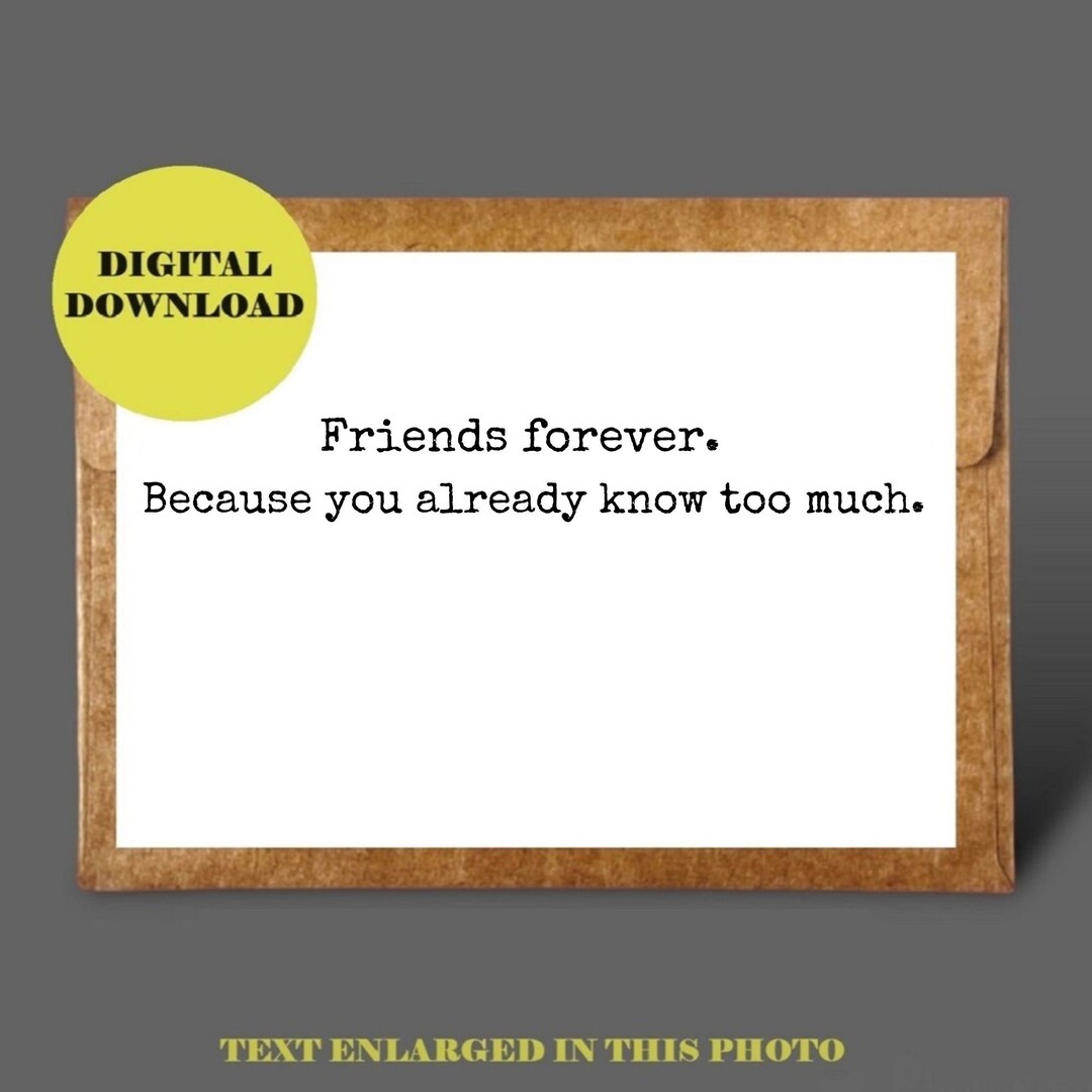 Printable Funny Card for Her Printable Funny Birthday Card - Etsy