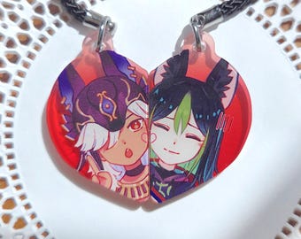 Cynonari Heart Magnet Charm - Genshin Impact Ship Keychain Sumeru