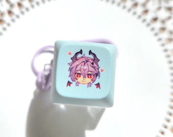 Durin Keycap Clicker Keychain - Genshin Impact Fidget Clicker Nod Krai