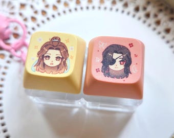Hualian Keycap Clicker Keychain - Danmei Fidget Clicker TGCF Heaven Official's Blessing