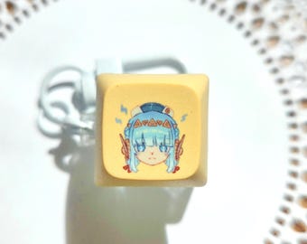 Ineffa Keycap Clicker Keychain - Genshin Impact Fidget Clicker Nod Krai