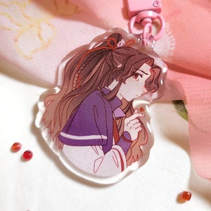 SVSSS - Cute Luo Binghe Teary 2 inch Glitter Epoxy Keychain | Scum Villain Self Saving System